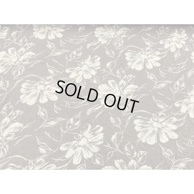 画像7: 生地：花柄ポリ綿シワ加工天竺（茶）