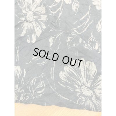 画像3: 生地：花柄ポリ綿シワ加工天竺（黒）