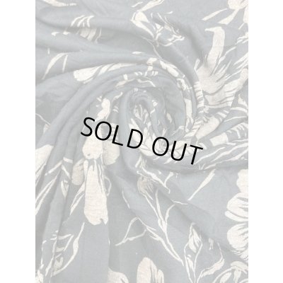 画像6: 生地：花柄ポリ綿シワ加工天竺（黒）