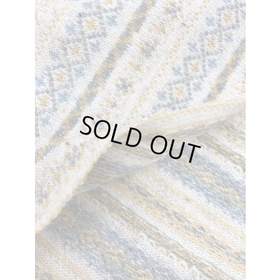 画像4: 生地：フォークロア柄ジャガードニット（生成／黄）