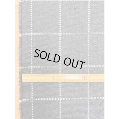 画像2: 生地：格子柄ポリ（グレー／白）