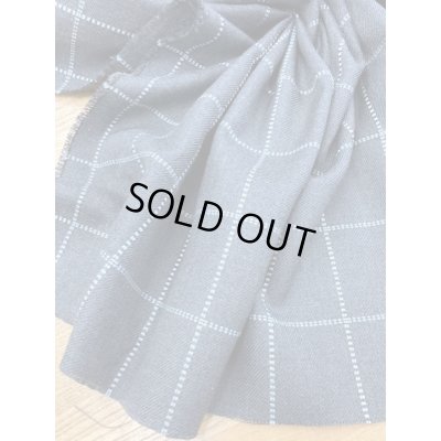 画像4: 生地：格子柄ポリ（グレー／白）