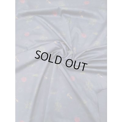 画像4: 生地： ギアパーツ柄（紺）