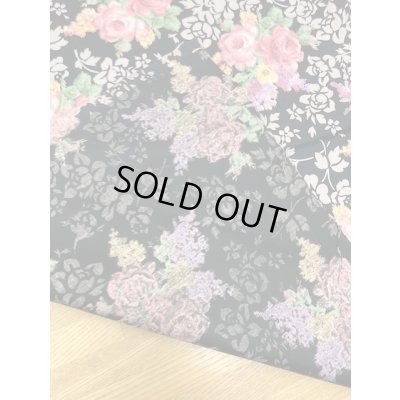 画像3: 生地：花柄コットン（黒／ピンク）