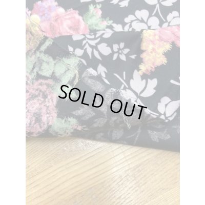 画像4: 生地：花柄コットン（黒／ピンク）