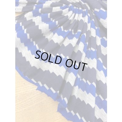 画像5: 生地：ジグザグボーダー柄ニット（青系）