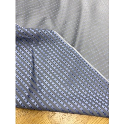 画像3: 生地：ジャガードキュプラ裏地（グレー／水色）