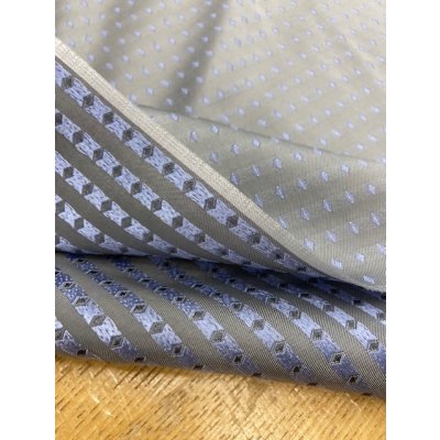 画像4: 生地：ジャガードキュプラ裏地（グレー／水色）