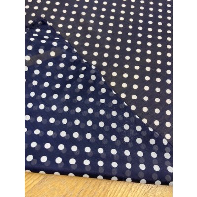 画像3: 生地：水玉柄プリントポリ（紺）