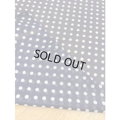 画像2: 生地：水玉柄プリントポリ（紺）