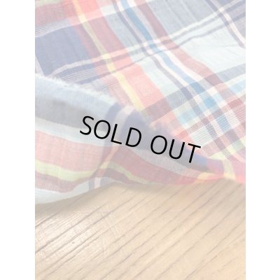 画像4: 生地：マドラスチェック柄コットン（ブルー）