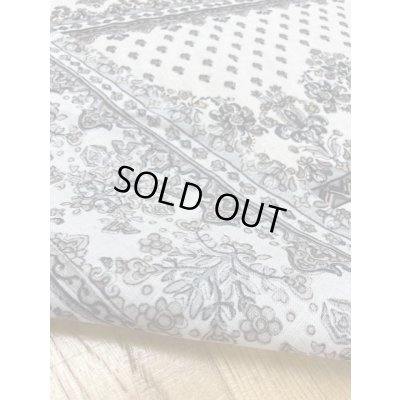 画像3: 生地：パネル柄プリントコットンリネン（ベージュ／黒）