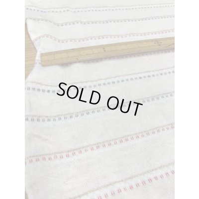 画像3: 生地：ボーダー編みこみ天竺（白地）