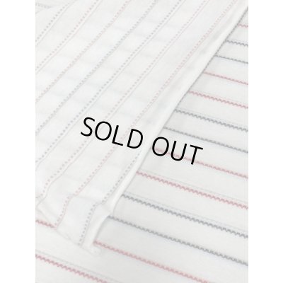 画像5: 生地：ボーダー編みこみ天竺（白地）