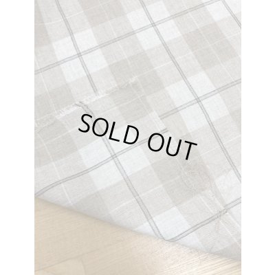 画像3: 生地：麻風チェック柄ポリエステル（ベージュ）