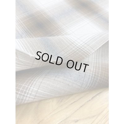 画像4: 生地：オンブレチェック柄綿レーヨン（茶）