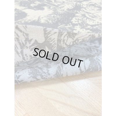 画像4: 生地：葉っぱ柄リネン（ベージュ／茶）