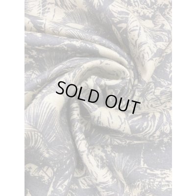 画像6: 生地：葉っぱ柄リネン（ベージュ／茶）