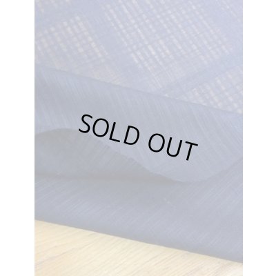 画像4: 生地：格子織りコットン（紺）