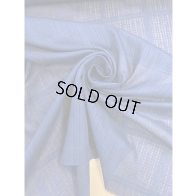 画像6: 生地：格子織りコットン（紺）