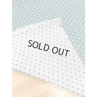 画像4: 生地：スクエア綿ダブルガーゼ （緑／白）