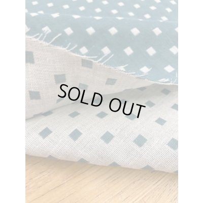 画像5: 生地：スクエア綿ダブルガーゼ （緑／白）