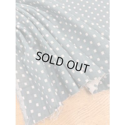 画像6: 生地：スクエア綿ダブルガーゼ （緑／白）