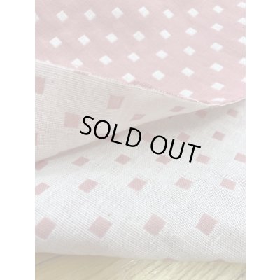 画像5: 生地：スクエア綿ダブルガーゼ （薄ピンク／白）