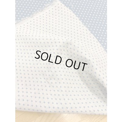 画像4: 生地：スクエア小綿ダブルガーゼ （水色／白）