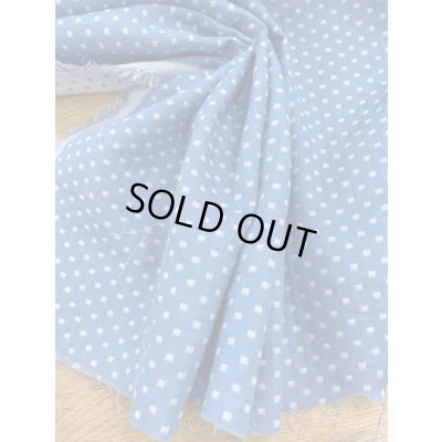 画像6: 生地：スクエア小綿ダブルガーゼ （水色／白）