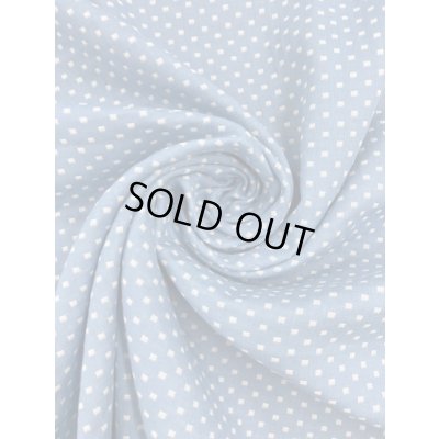 画像7: 生地：スクエア小綿ダブルガーゼ （水色／白）