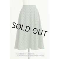 生地：星柄ポリエステルデシン（グリーン×ブラック）