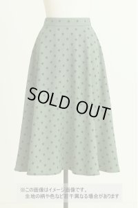 生地：星柄ポリエステルデシン（グリーン×ブラック）