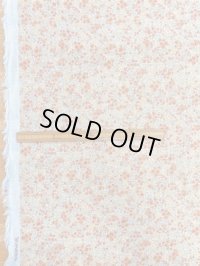 生地：小花柄コットン（オレンジ）