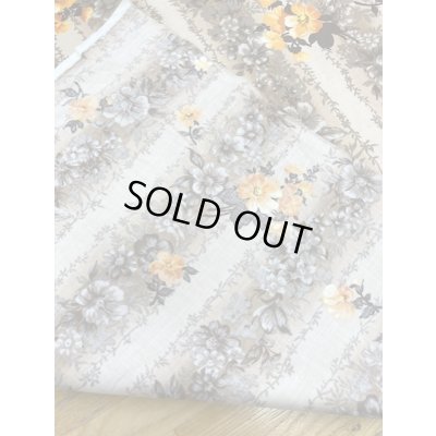 画像3: 生地：花柄ストライプコットン（ベージュ）