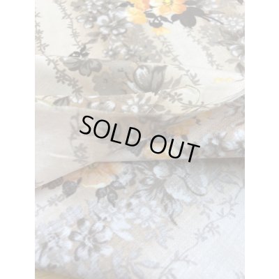 画像4: 生地：花柄ストライプコットン（ベージュ）