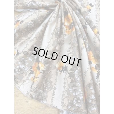 画像5: 生地：花柄ストライプコットン（ベージュ）