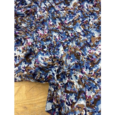 画像6: 生地：プリントポリエステル（ブルー系）