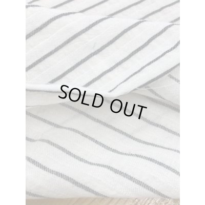 画像4: 生地：ボーダー織りコットン（白）