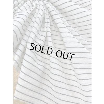 画像5: 生地：ボーダー織りコットン（白）