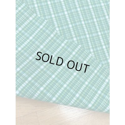 画像4: 生地：チェック柄コットン（グリーン）