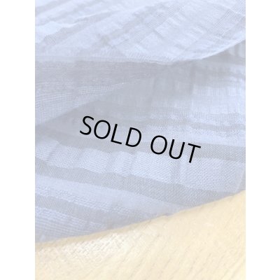 画像4: 生地：ボーダー織りコットン（紺）