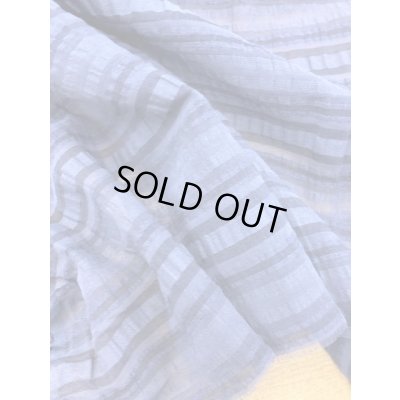 画像5: 生地：ボーダー織りコットン（紺）