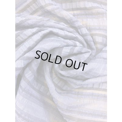 画像6: 生地：ボーダー織りコットン（紺）