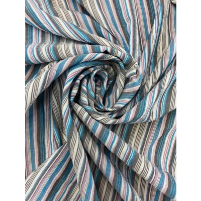 画像6: 生地：マルチストライプ（青系）