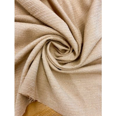 画像6: 生地：ボーダー織りポリエステル（ベージュ）