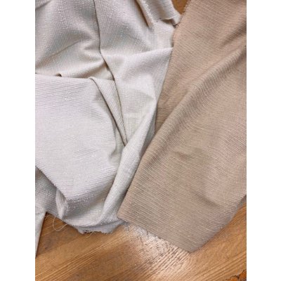 画像7: 生地：ボーダー織りポリエステル（ベージュ）