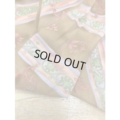 画像4: 生地：エスニックストライプ柄綿（茶）