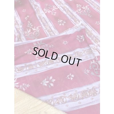 画像4: 生地：エスニックストライプ柄綿（濃ピンク）