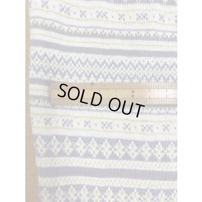 画像2: 生地：柄綿ジャガードニット（クリーム／グレー）